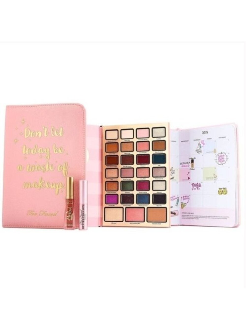 NIB RARE Limited Edition Too Faced Boss Lady Beauty Agenda Makeup Kit | Coquette - Picture 2 of 16